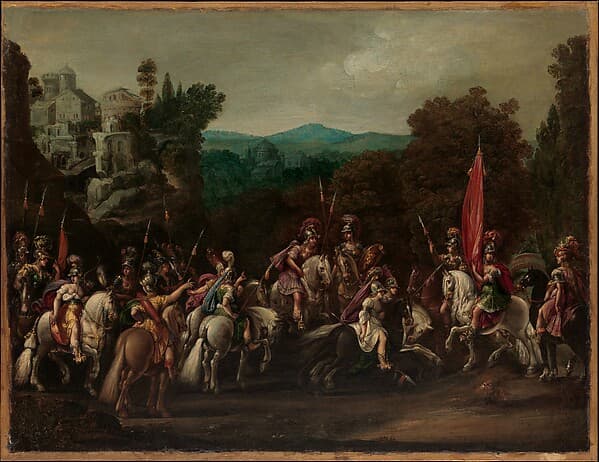 Departure of the Amazons, by Claude Déruet