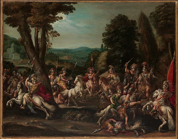 Triumph of the Amazons, by Claude Déruet