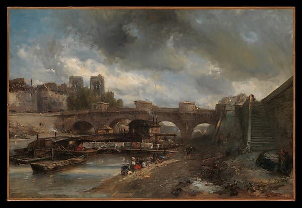 The Pont Neuf, by Johan Barthold Jongkind