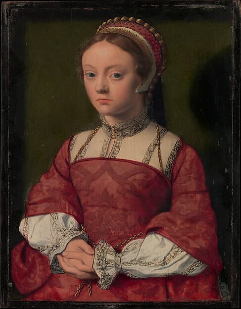 Portrait of a Young Woman, by Netherlandish Painter
