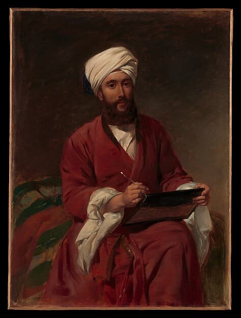 William Edward Dighton (1822–1853) in Middle Eastern Dress, by Frederick Goodall