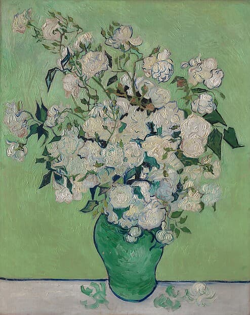Roses, by Vincent van Gogh