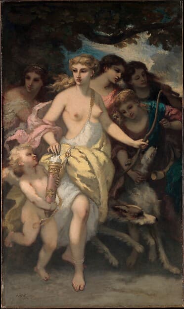 Diana, by Narcisse-Virgile Diaz de la Peña