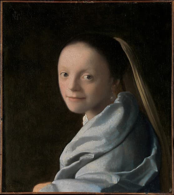 Study of a Young Woman, by Johannes Vermeer