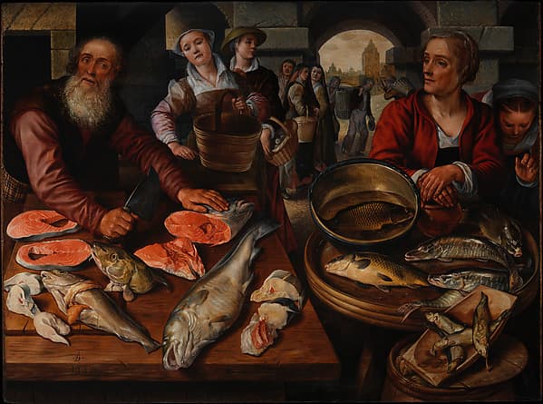 Fish Market, by Joachim Beuckelaer
