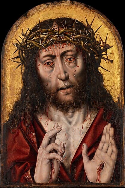 The Man of Sorrows, by Aelbert Bouts