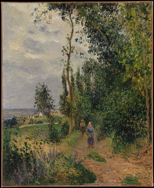Côte des Grouettes, near Pontoise, by Camille Pissarro
