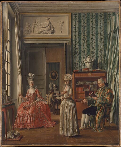 Domestic Scene, by German Painter
