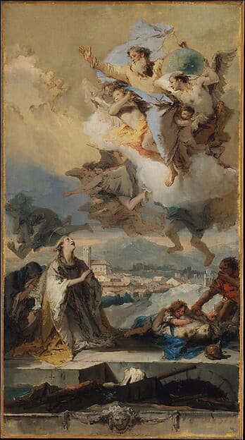 Saint Thecla Praying for the Plague-Stricken, by Giovanni Battista Tiepolo