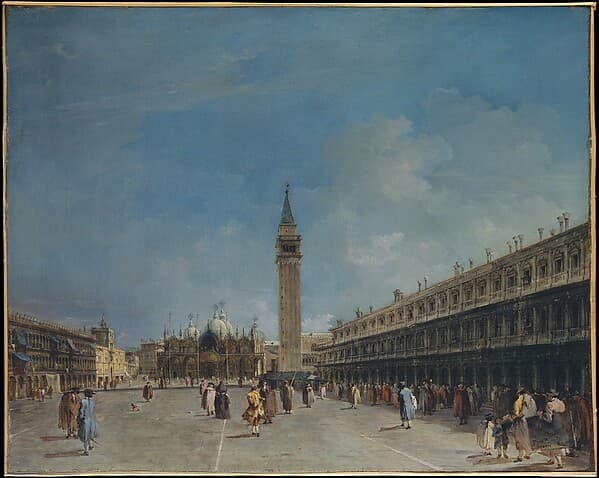 Piazza San Marco, by Francesco Guardi