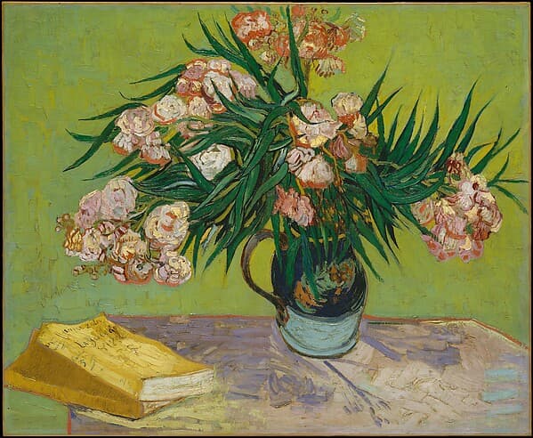 Oleanders, by Vincent van Gogh