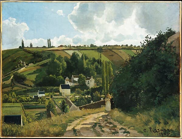 Jalais Hill, Pontoise, by Camille Pissarro