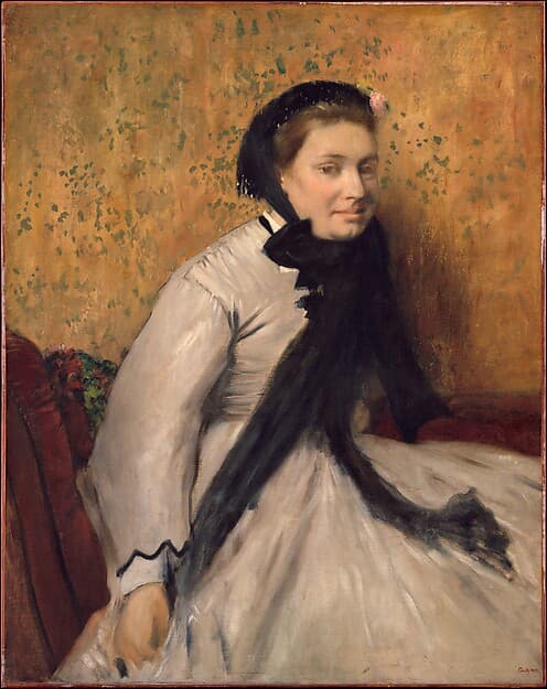 Portrait of a Woman in Gray, by Edgar Degas