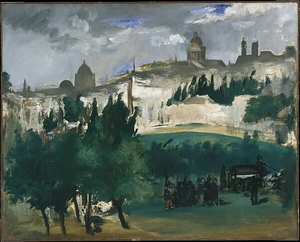 The Funeral, by Edouard Manet