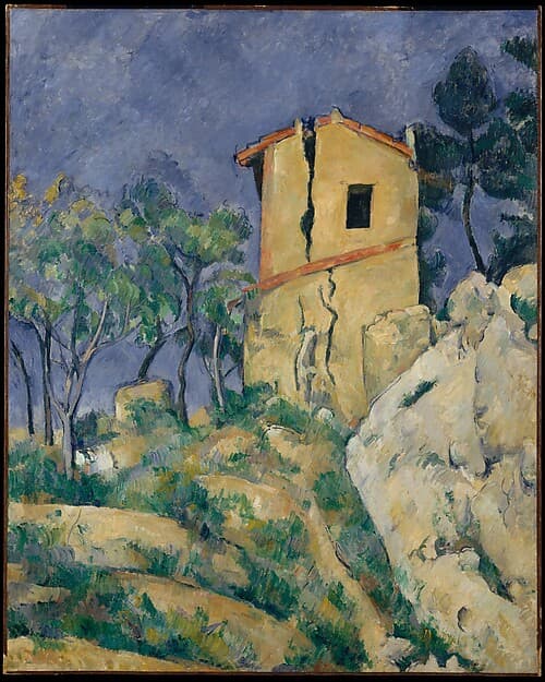 The House with the Cracked Walls, by Paul Cézanne