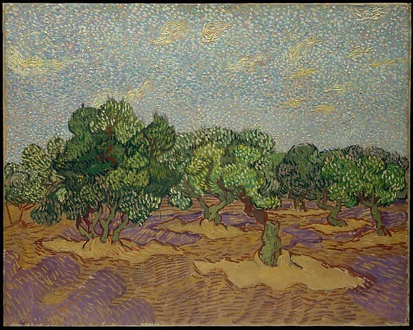 Olive Trees, by Vincent van Gogh