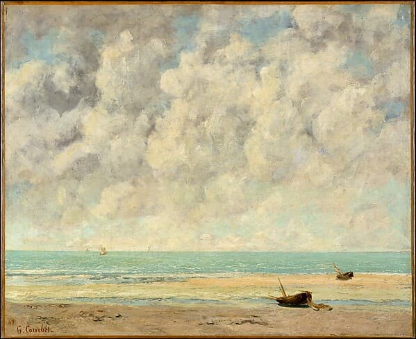 The Calm Sea, by Gustave Courbet