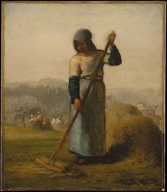 Woman with a Rake, by Jean-François Millet