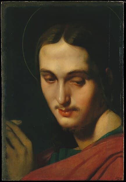 Head of Saint John the Evangelist, by Jean Auguste Dominique Ingres
