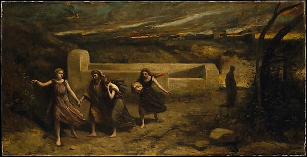 The Burning of Sodom (formerly "The Destruction of Sodom"), by Camille Corot