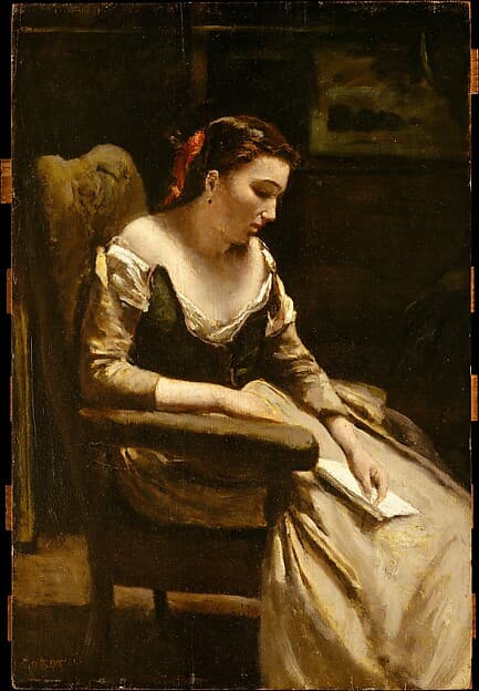 The Letter, by Camille Corot