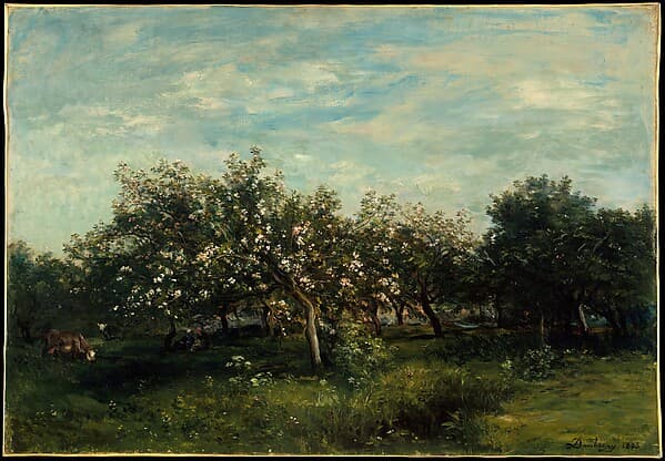 Apple Blossoms, by Charles-François Daubigny