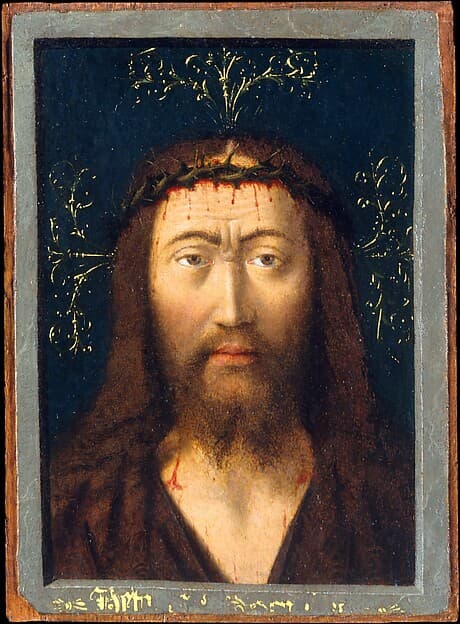 Head of Christ (Ecce Homo), by Petrus Christus
