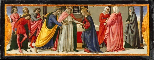 The Marriage of the Virgin, by Davide Ghirlandaio (David Bigordi)