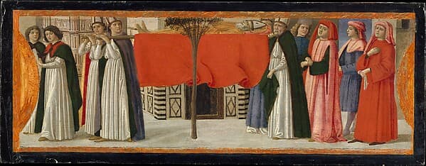 The Burial of Saint Zenobius, by Davide Ghirlandaio (David Bigordi)