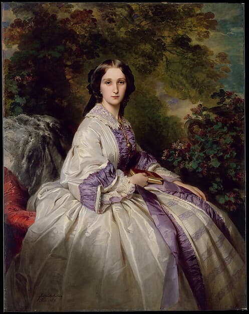 Countess Alexander Nikolaevitch Lamsdorff (Maria Ivanovna Beck, 1835–1866), by Franz Xaver Winterhalter
