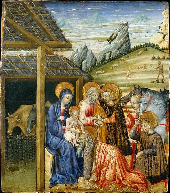 The Adoration of the Magi, by Giovanni di Paolo (Giovanni di Paolo di Grazia)