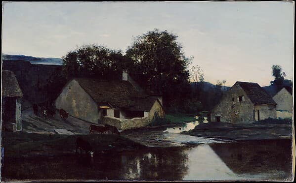 The Hamlet of Optevoz, by Charles-François Daubigny