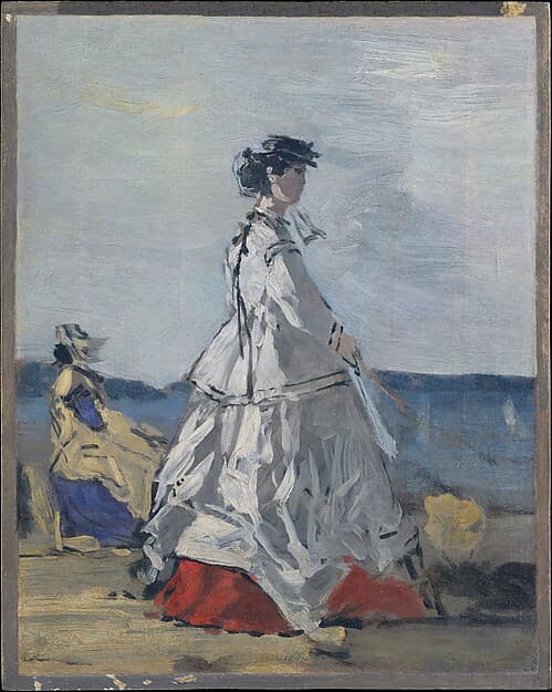 Princess Pauline Metternich (1836–1921) on the Beach, by Eugène Boudin