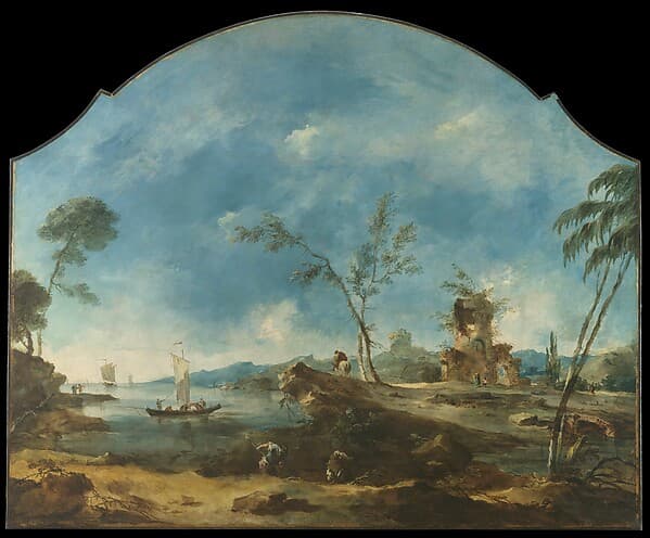 Fantastic Landscape, by Francesco Guardi