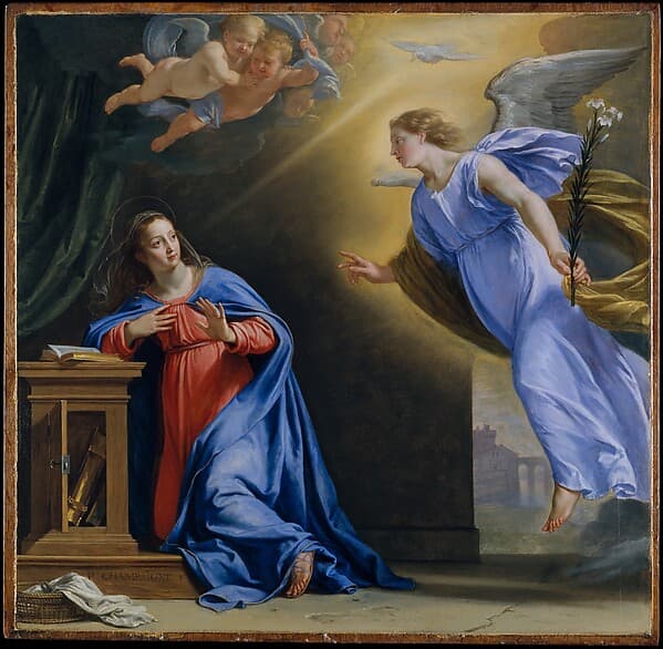 The Annunciation, by Philippe de Champaigne