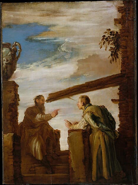 The Parable of the Mote and the Beam, by Domenico Fetti