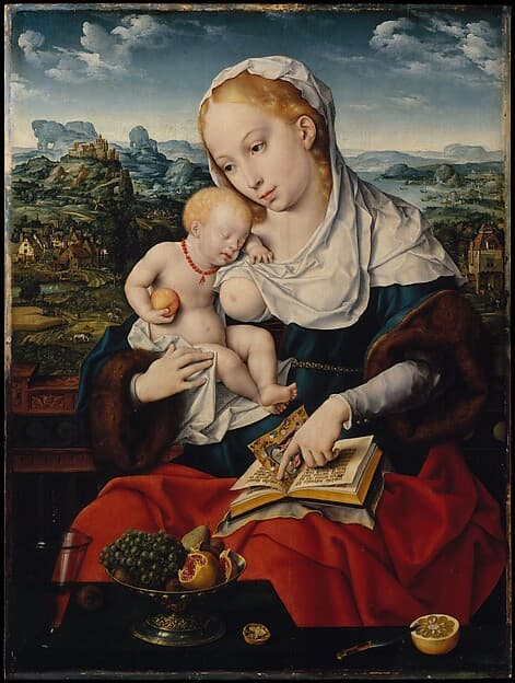 Virgin and Child, by Joos van Cleve
