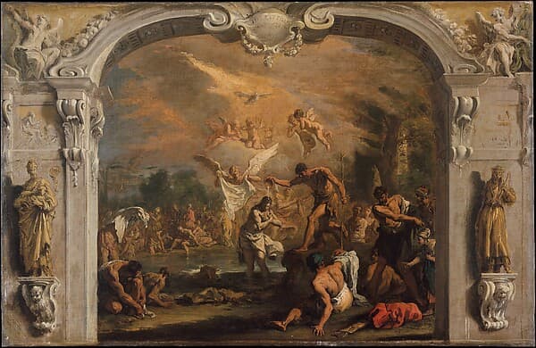 The Baptism of Christ, by Sebastiano Ricci
