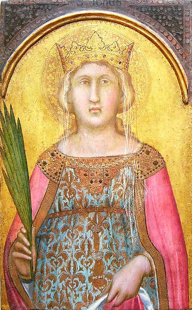 Saint Catherine of Alexandria, by Pietro Lorenzetti