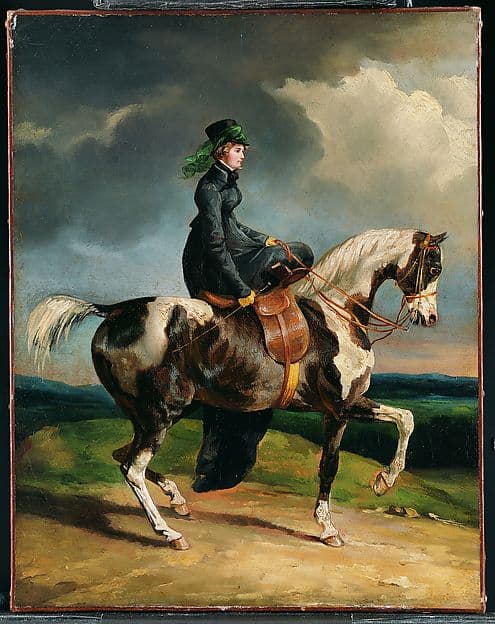 Horsewoman, by Théodore Géricault