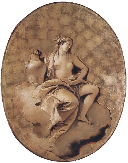 A Female Allegorical Figure, by Giovanni Battista Tiepolo
