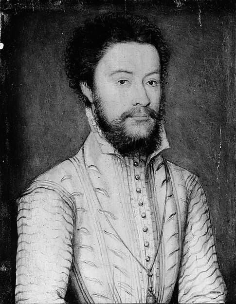 Portrait of a Bearded Man in White, by Corneille de Lyon
