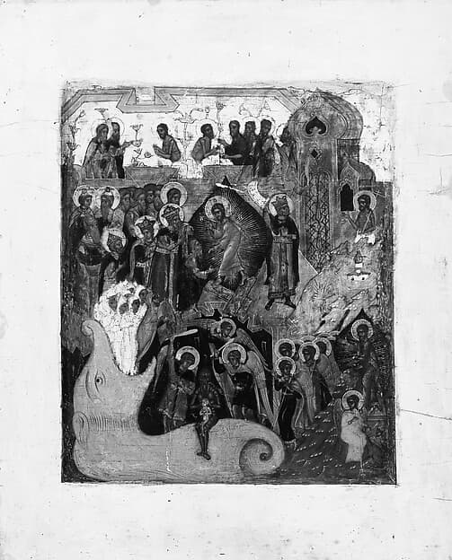 The Resurrection of Christ and the Harrowing of Hell, by Russian Painter