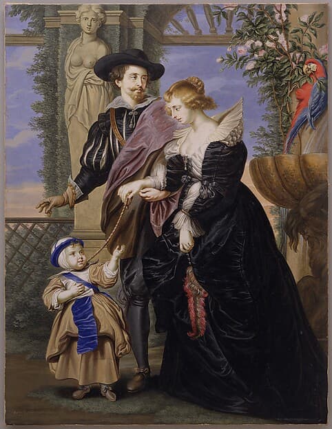 Copy after "Rubens, Helena Fourment (1614–1673), and Their Son Frans (1633–1678)", by Bernard Lens