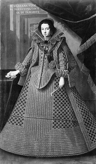 Doña Marianna Stampa Parravicina (born 1612), Condesa di Segrate, by Spanish Painter