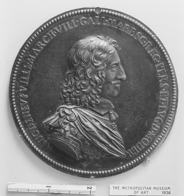 Nicolas de Neufville, Marquis, later Duke of Villeroi, Marshal of France (1598–1685), by Claude Varin