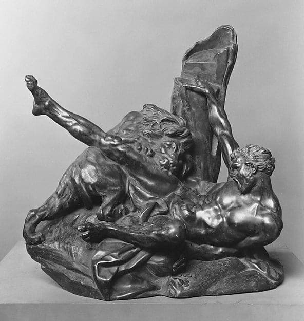 Milo of Crotona and the Lion, by Etienne-Maurice Falconet
