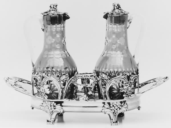 Cruet stand, by Joseph-Pierre-Jacques Duguay