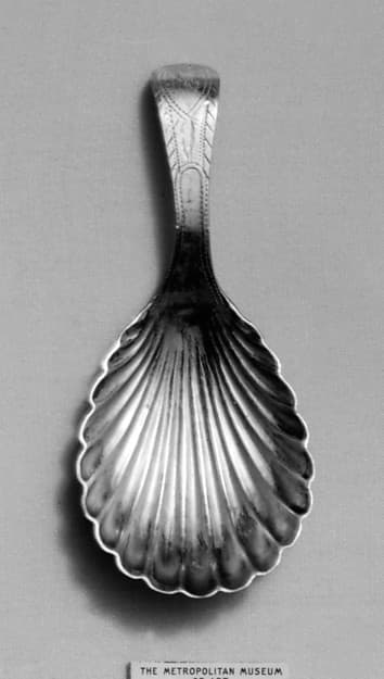 Spoon caddy, by T. W., London