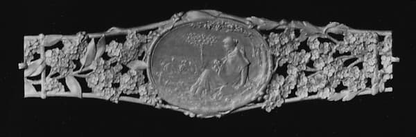 Design for a bracelet (in two pieces), by Louis-Oscar Roty